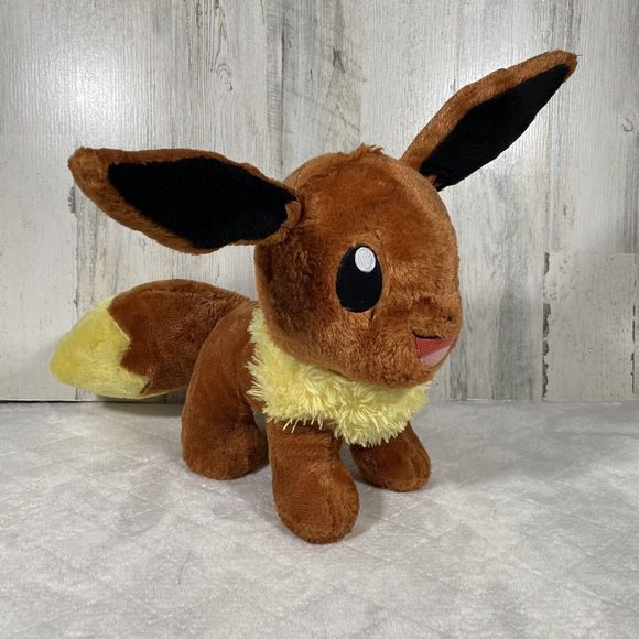 Build A Bear Pokemon Eevee Plush Stuffed Animal 16" Collectable Stuffed Animal - Picture 2 of 8